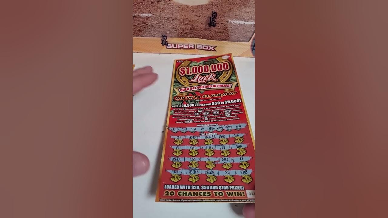 Kentucky Scratch Off Lottery Tickets 20 a Piece! YouTube
