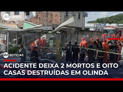 Video desabamento-apos-explosao-de-gas-deixa-duas-pessoas-morta-e-quatro-feridas-em-olinda-sbt-noticias