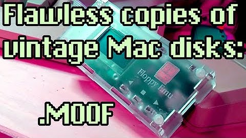 The FloppyEMU just got vastly better - support for MOOF!