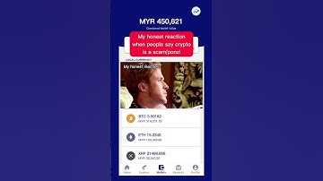 My honest reaction when people say crypto is a scam/ponzi #crypto #cryptomalaysia #luno #bitcoin