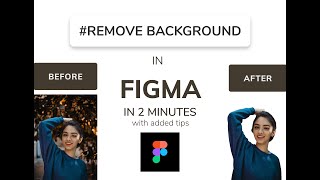 How to remove background from images in FIGMA in 2minutes