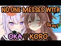 【ENG SUB】Korone “You wanna kiss me?” Okayu “...”