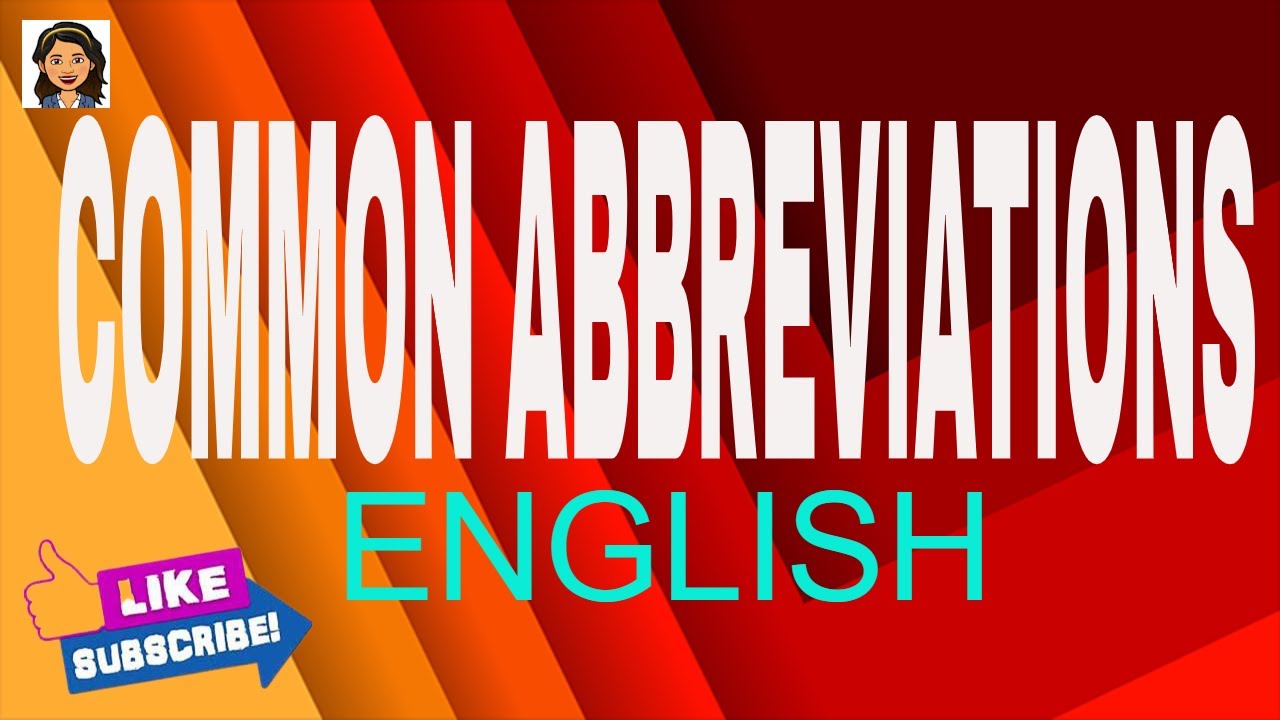50+ Most Useful English Abbreviations & Acronyms