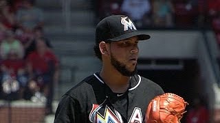 MIA@STL: Alvarez allows one run over seven innings