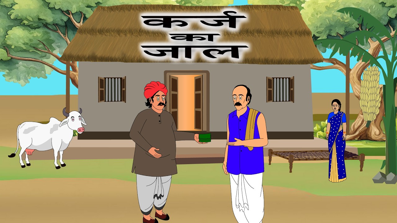 karj ka jaal hindi cartoon kahaani. कर्ज का जाल हिन्दी काटूॅन कहानी 