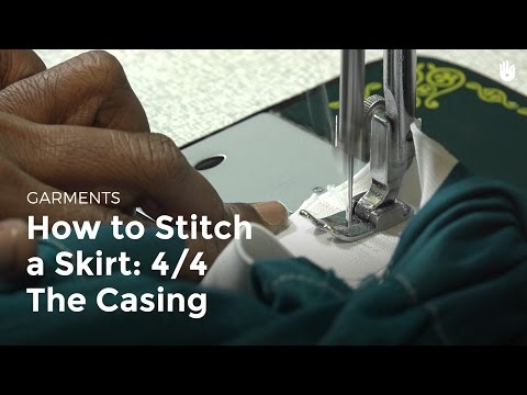 How to Stitch a Skirt: 4/4 The Casing | Sewing