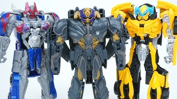 TRANSFORMERS THE LAST KNIGHT ARMOR MEGATRON FULL COLLECTION WAVE 2 OPTIMUS PRIME BUMBLEBEE TOYS