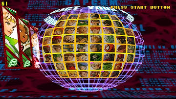 Psylocke/Storm/Rogue Arcade Playthrough (Marvel vs. Capcom 2 on Redream 1.5)