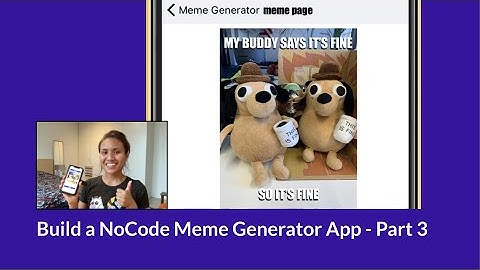 Build a NoCode Meme Generator App (Part 3) | Coffee & Composer