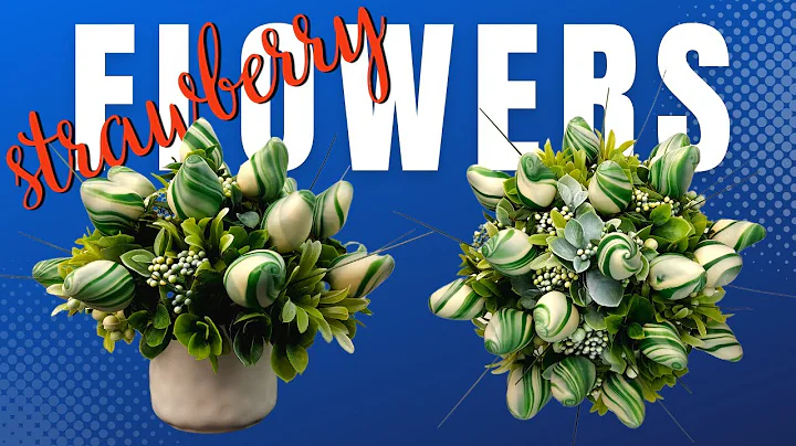 Strawberry Flowers | Chocolate Strawberry Bouquet | DIY Gift Idea