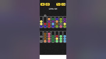 Ball sort puzzle level 521 #ballsortpuzzle