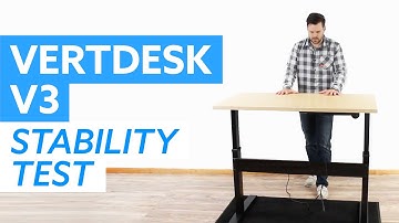 VertDesk v3 Stability Test - Standing Desk Wobble and Rocking Test
