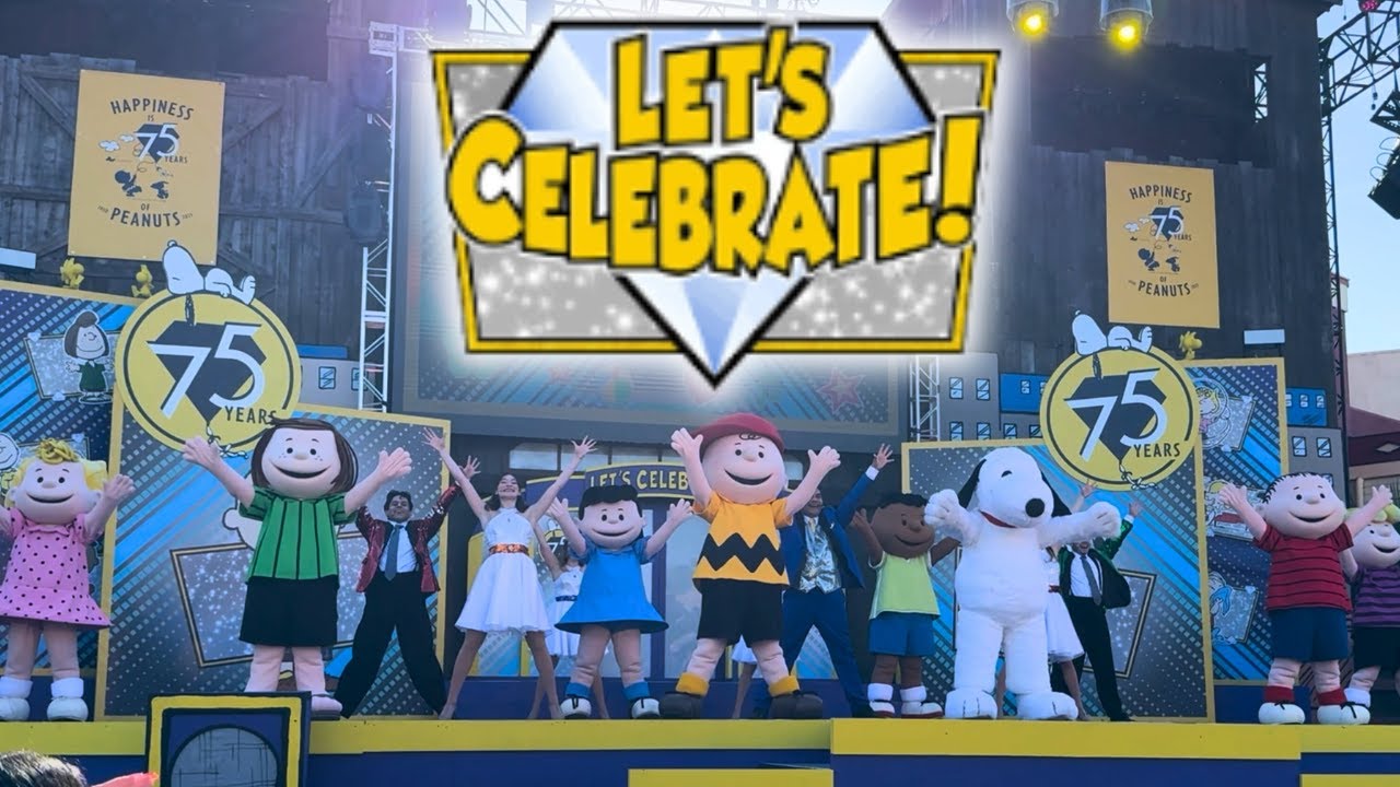 LET'S CELEBRATE! -  NEW Show for Peanuts Celebration at Knott's Berry Farm