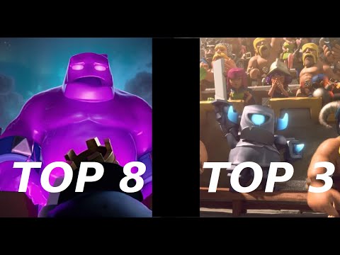 видео: Top 10 Clash Royale animations