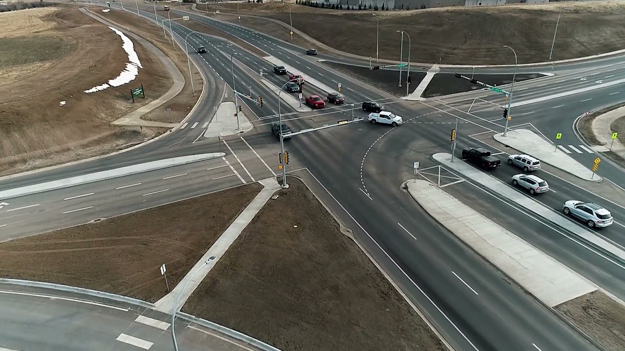 Ray Gibbon Drive Improvements, Phase 1 April 14, 2021 Flyover YouTube