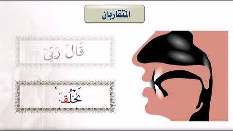 أحكام التجويد ـ المتماثلان والمتقاربان والمتجانسان ـ شكل فلاشي رائع