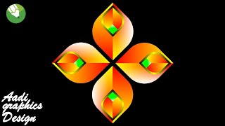 Create Amazing Orange 3D LOGO Design CorelDraw | Logo Design In CorelDraw