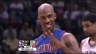 2005 NBA Finals Pistons vs Spurs game 6 - FULL second half