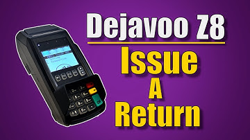 How To Issue A Return on A Dejavoo Z8 Credit Card Machine
