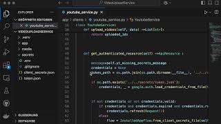 Using Google oAuth2 in your python Application for uploading Videos via Youtube API