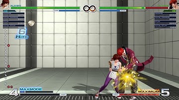 [KOFXIV] Yuri midscreen optimal HD combo (2PG)