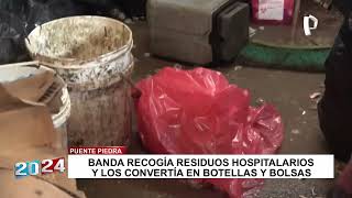 Puente Piedra: intervienen local donde realizaba bolsas y botellas con productos hospitalarios