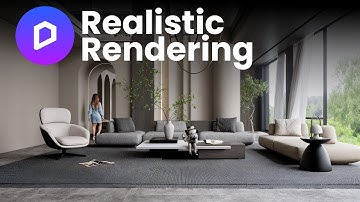Living Room Render | SketchUp + D5 (For Beginners)