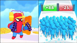 Join Blob Clash VS Count Master | Hard Level Gameplay | Walkthrough Gameplays 🧬🔢🎮🔥 screenshot 5