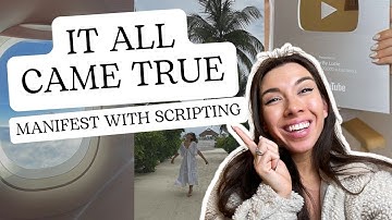 Manifest ANYTHING Using Scripting + FREE GIFT! Everything I Wrote Down Came True! ✅ 👀