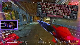 Wraith Heirloom Gameplay but its Satisfying😴Apex Legends Keyboard + Mouse sounds ASMR🤩