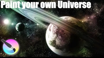 Krita - Paint your own Universe (New Brushes Showreel)