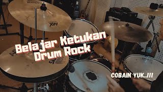Belajar Ketukan Drum Rock