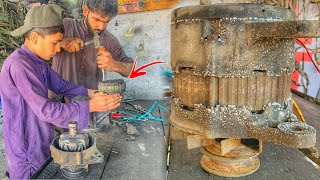 How To Repair Isuzu truck Generator electric issue |Reviving Rust Restoring a Truck's Generator
