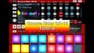 Groove Rider GR-16 - Session Building From Scratch - Walkthrough & Tutorial for the iPad