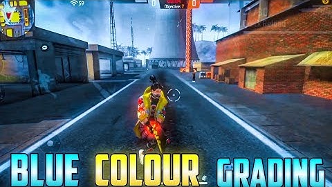 Blue colour grading like flame r🔥 | flame r colour grading tutorial | flame r ff 🔥