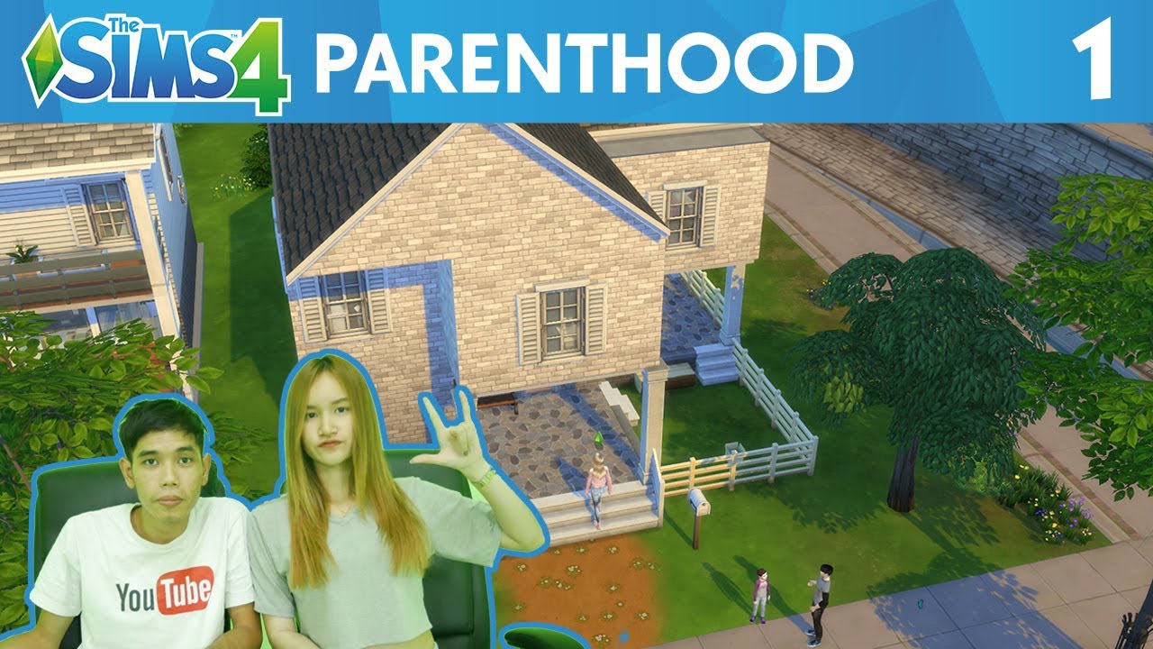 เกมสร้างบ้านสร้างครอบครัว  New 2022  บ้านแสนสุขของเรา 4 คน | The Sims 4: Parenthood #1
