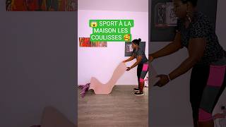 #jujumotivation 😱 CHOC SPORT À LA MAISON ROUTINE COULISSES ENTRAÎNEMENT BRÛLE GRAISSE TAILLE FINE