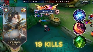 MOONTON THANKYOU FOR NEW LUO YI ONE SHOT BUILD | LUO YI NEW BEST BUILD 2024