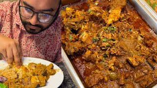 Eating Iftar(Rice & Spicy Meat Curry, Biryani, Kabab) With Friends at The Buffet Stories Dhanmondi