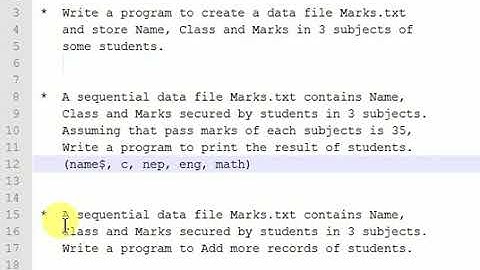Qbasic file handling tutorial video(3)