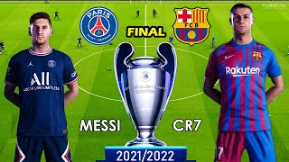 What if C Ronaldo going to Barcelona ??? | Messi vs Ronaldo -  PSG vs Barcelona | eFootball PES 2021