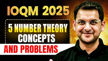 IOQM 2025: 5 NUMBER THEORY CONCEPTS AND PROBLEMS | Math Olympiad | Abhay Sir | VOS