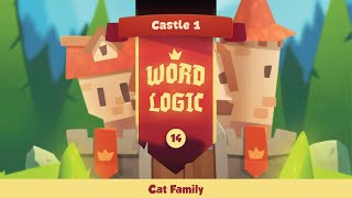 Word Logic | Castle 1 | Cat Family screenshot 4