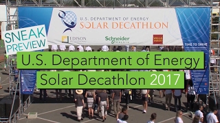 Sneak Peek at U.S. Department of Energy Solar Decathlon 2017