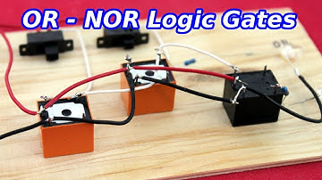 Relaislogica: OF- en NOR-poorten