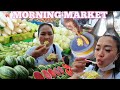 CHECKING OUT THE MORNING MARKET *FRESH SEAFOOD + FRESH FRUITS (SUPER CHILL FAMILY VLOG) | SASVlogs