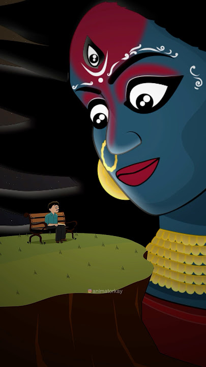 Maa kali 🙏🙏🥹 #maakali #animation #2danimation
