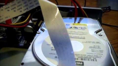 How to install a hard drive in a H.264 Network DVR