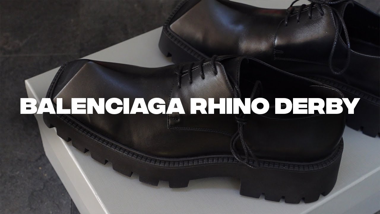 balenciaga rhino derby shoes