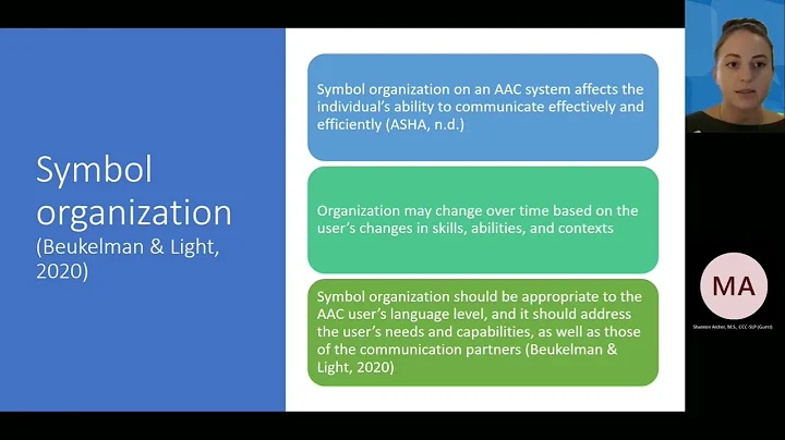 Feature Matching in AAC Assessment